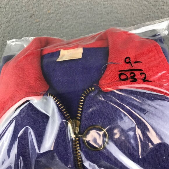 Vintage Penny 60's Patchwork Quarter Zip T‎ shirt size M - Picture 10 of 10